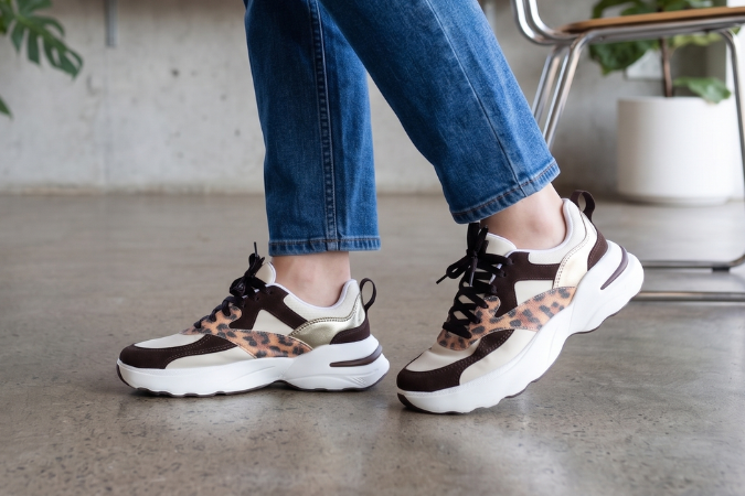 Tênis Feminino Virgínia Animal Print